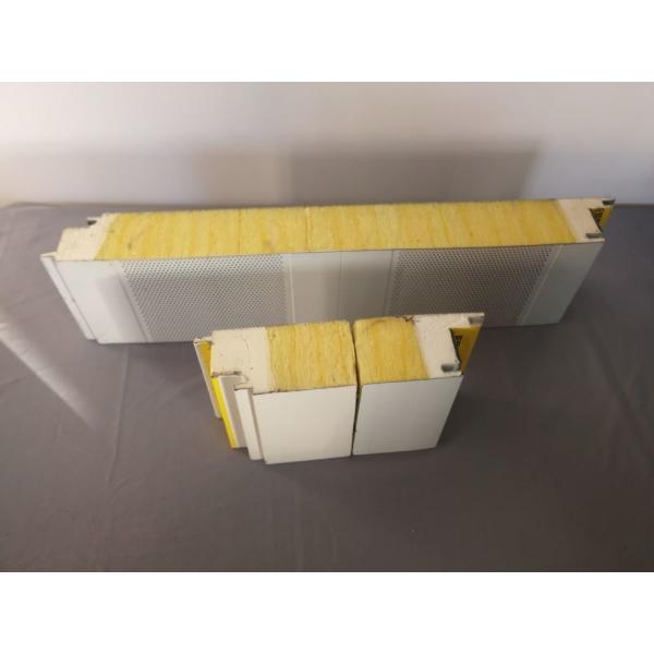 Buy Fireproof Insulated PUF 25mm Sandwich Panel PU Rockwool at wholesale prices