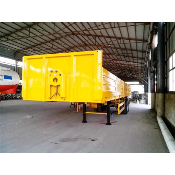 15m Long Side Wall Semi Trailer For Goods Delivery Fence Height 600mm To 1800mm