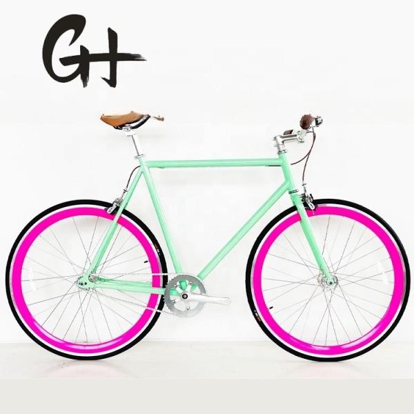 700C American CE CPSC Chinese Fixie Gear Single Speed Bike Length m 1.8 Steel