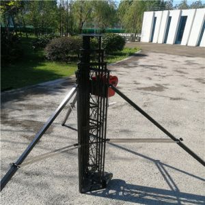 Self Support Hand Winch Aluminum Telescopic Antenna Tower