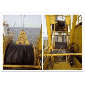 Small Size Tower Crane Winch 6 Ton 8 Ton With Special Drum Grooving