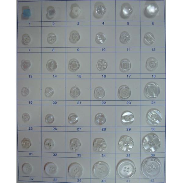 Wholesale polyester chalk Resin Rod buttons for Shirt Coat