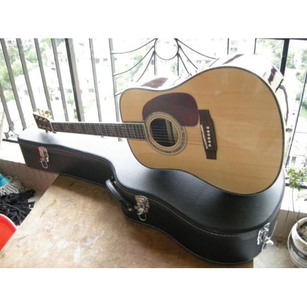 D Classic 45 Dreadnought acoustic guitar with natural Solid spruce TOP with Fishman EQ and hardcase logo