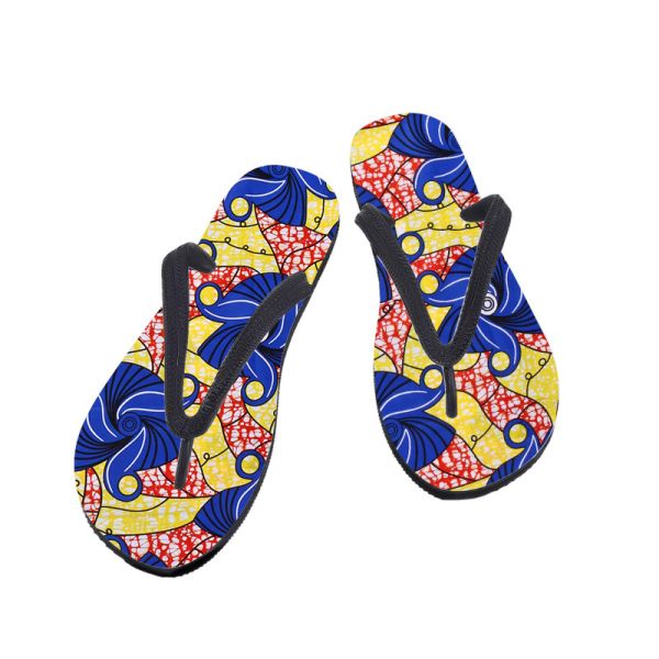 Customized Print Men Summer Flip Flops Beach Sandals For Casual Outings