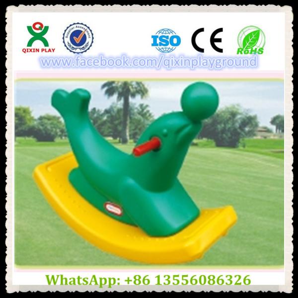 Creative Design Children Sea Lion Plastic Rocking Horse Toy for Inner Place