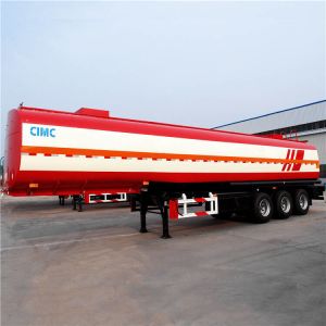 China Mechanical Tri Axle 33000L 100T Oil Fuel Tanker Trailer on sale