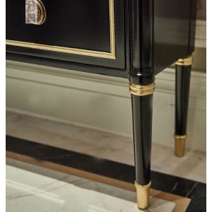 metal frame wooden dresser/ chest,M/F combo ,console,dresser with dovetail