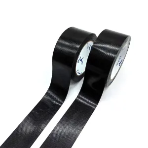 black Waterproof Matt Cloth Duct Tape For Carton Sealing