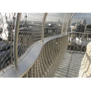 Plant Climbing Green Wall Stainless Steel Cable Mesh 3.2mm