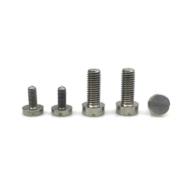 Full Thread Slotted Head Screw , Stainless Steel Cheese Head Machine Screw