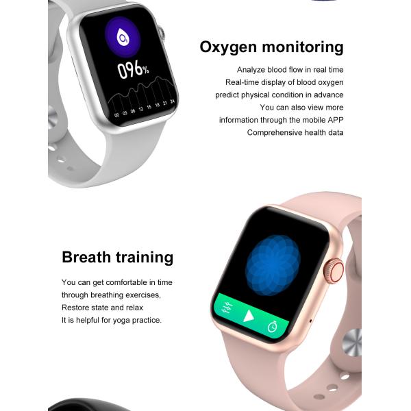 DT100 SMART WATCH 6 SERIES CALL IP68 WATERPROOF WOMEN MEN SMARTWATCH ECG HEART RATE BLOOD PRESSURE