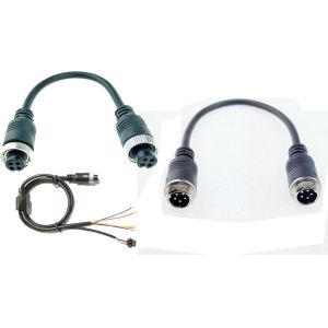 4 Pin DVR Accessories Avation Connector To RCA Adapter For Reversing Camera /
