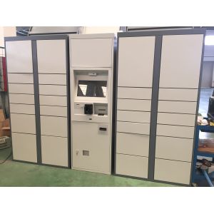 Safe Electronic Laundry Locker / Smart Software Control Rental Dry Cleaning
