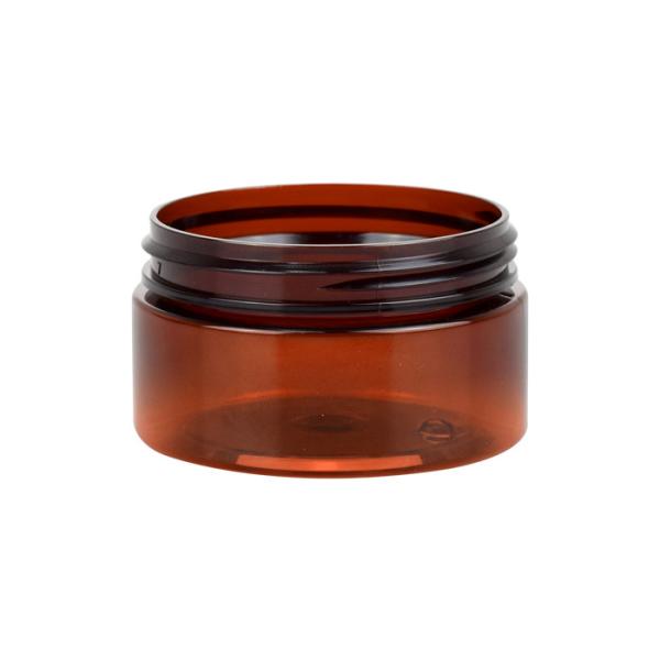 Buy Decorative Amber OEM 61mm Plastic Lotion Jars at wholesale prices