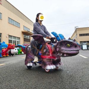 Customizable Large Electric Walking Dinosaur For Playgrounds 100kg Capacity
