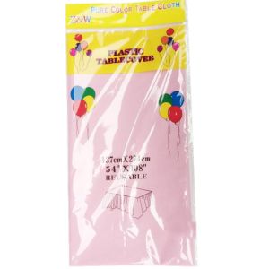 China 12Pack Premium Plastic Tablecloth 54 Inch. x 108 Inch. Rectangle Table Cover on sale