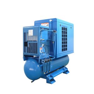 Intergrated 4 In 1 Screw Air Compressor IP54 / IP23 16bar air compressor for