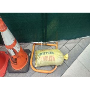 temporary chain link fence panels 6'x12' mesh 60mm x 60mm tube 1.25" 16ga wall