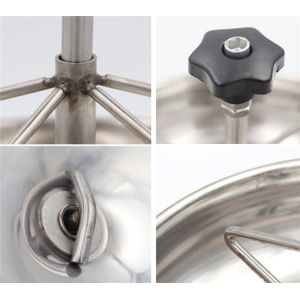 750g Stainless Steel Hog Feeder 25cm Piglet Milk Feeder