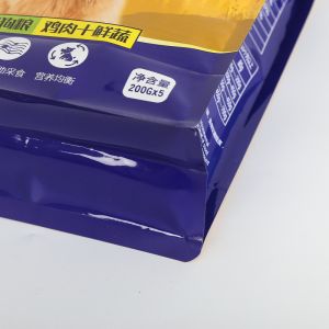 Dog Cat Feed Flat Bottom Reclosable k Pet Food Bag