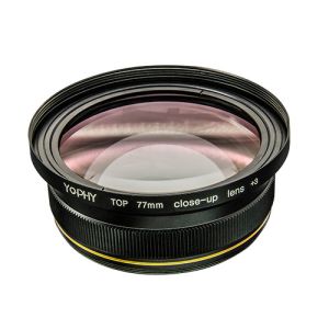 H-K9 Glass Close Up Macro Lens , H-ZF2 Glass 77mm Macro + 3 For Detail