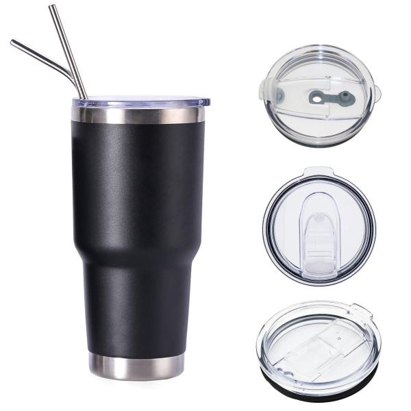 Wholesale Blank 30 oz Double Wall Stainless Steel Vacuum Insulated Tumbler Cups With Lid And Straw