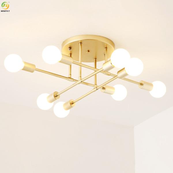 Home LED Nordic Pendant Light Iron Material Art Baking Paint