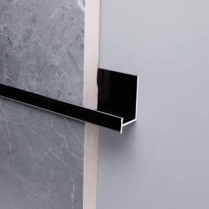 Polished H Shape 20mm Aluminium Tile Trim Stripes Profile