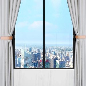 Custom Wooden U Shaped Curtain Hooks Eco-friendly Natural Wood