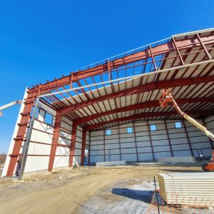 High Intensity Prefab Hangar Buildings Fast Install Steel Airplane Hangar