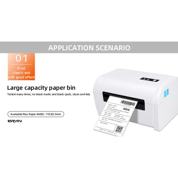 110mm Inch Label Desktop Mini Thermal Bluetooth Printer Direct Thermal Label Printer Sticker Machine