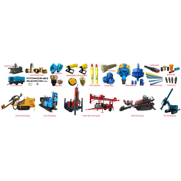 Trailer Mounted Water Well Drill Rig 130m Full Hydraulic For Shallow Wells