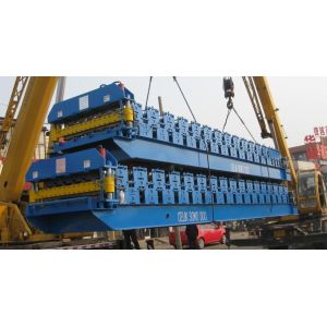 roof plate double layer forming machine
