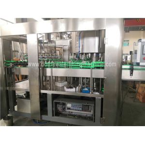 Tea / Milk Packing Glass Bottle Filling Machine Flavoured Drink Making