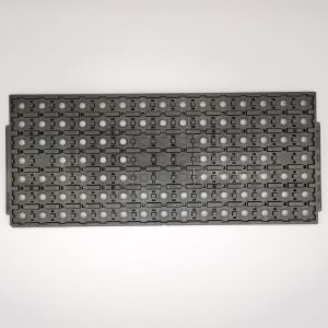 Custom Black JEDEC Tray Anti Static Components Matrix Trays