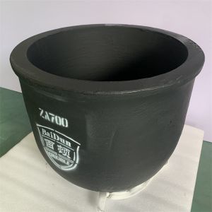 Smooth Surface SiC Graphite Crucible for Zinc Melting Up To 1600C Temperature