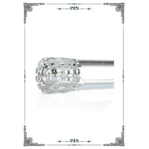 Smoking Glass Downstem With Matrix 14 to18 Female Hookah Slide
