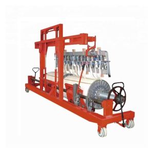 Electric Hydraulic Lifting Trolley Fabric Pack And Roll Trolley 1500mm