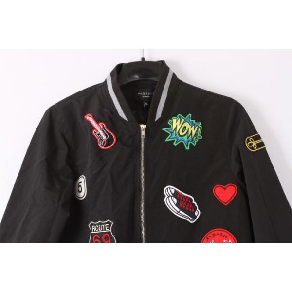 Ladies 2 color Nylon Elastic parka, Women's fashion parka,Embroidery, Special Offer