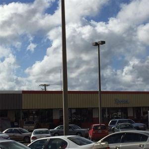 Q345 Round Flood Light Poles Hot Dip Galvanization Powder Coated