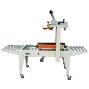 Flaps Folding Carton Sealer Semi Automated Packaging Machine for Case Sealing