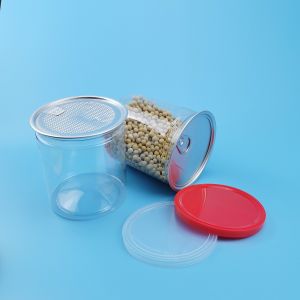 SGS Food Grade PET Airtight Anti Leak Plastic Food Jars