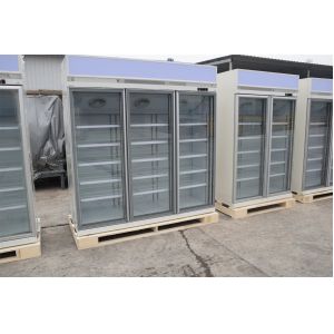 Upright Multi Deck Cooler With Double Glazed Glass Door
