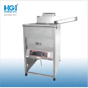 China Vertical 18L Stainless Steel Gas Fryer With Temperature Controller on sale