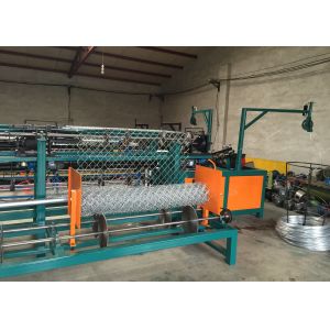 Industrial PLC System Control Chain Link Machine For Weave Chain Link Fence
