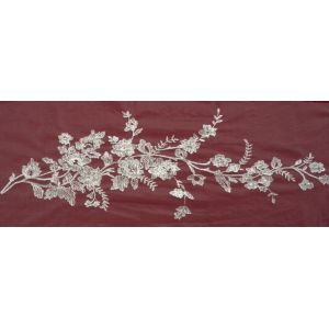 Apparel Accessories Embroidery Lace Applique for Bridal Dress