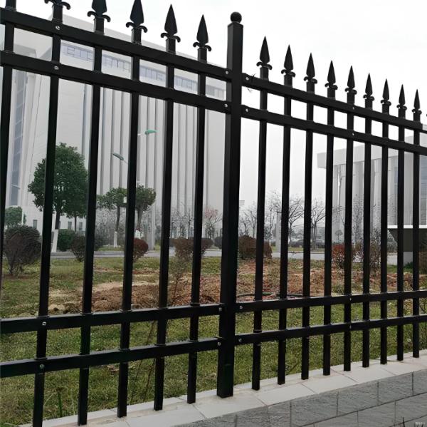 Buy OEM ODM Design Galvanized Tubular Security Steel Fence at wholesale prices