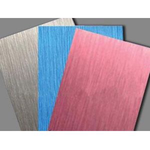 Spray Painted Brushed Aluminium Composite Panel Temperature Resistance