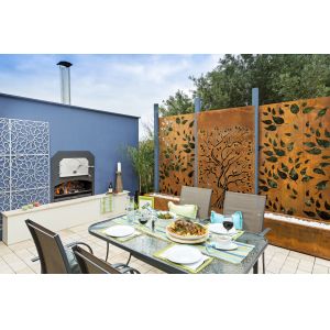 Quality Powder Coating Aluminum Perforated Panels For Garden Fence/Privacy Fence/Metal Fence for sale