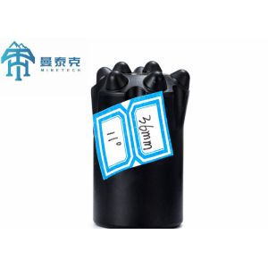 11 Degree Tapered Rock Drilling Bit with 2*7mm Button Diameter and 2 Flushing